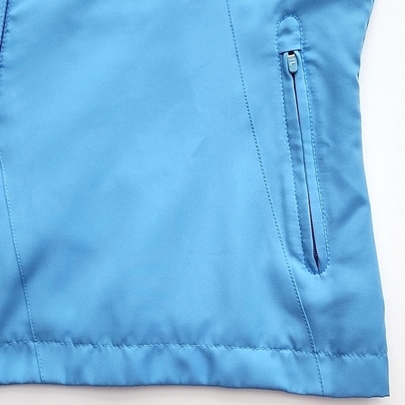FILA Women's Sky Blue Mesh Lined Lightweight Zip Up Windbreaker Jacket Size S - Picture 5 of 16